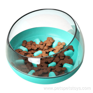 New style Safe Material Puzzle Tilted Pet Bowl